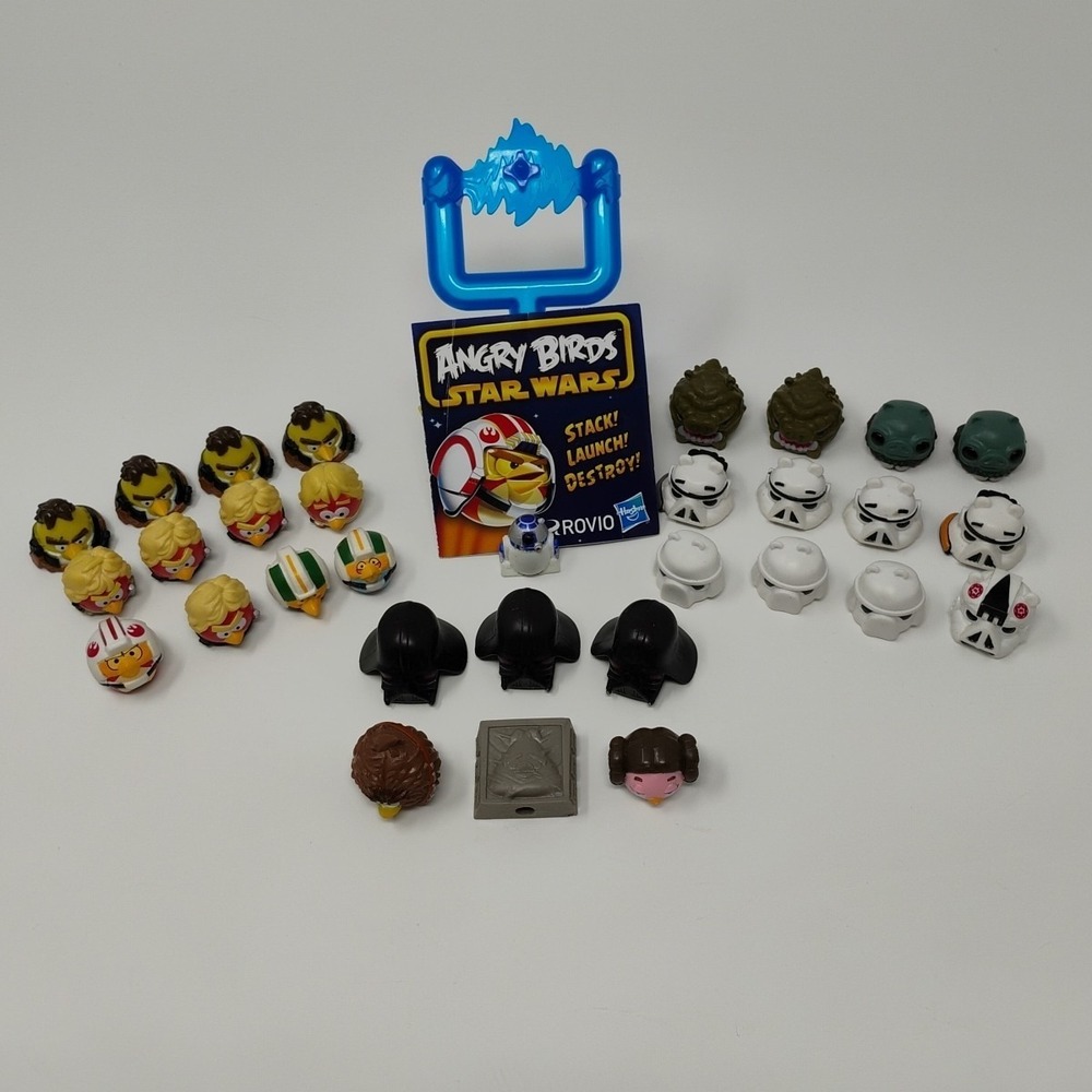 Star Wars Angry Birds Telepods Lot of 31 Figures with Launcher -  No QR Codes